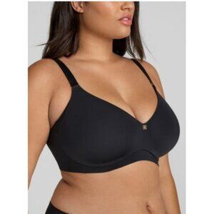 Honeylove 34DDD Wireless Bra Black Sculpting Lift Seamless Support Shapewear